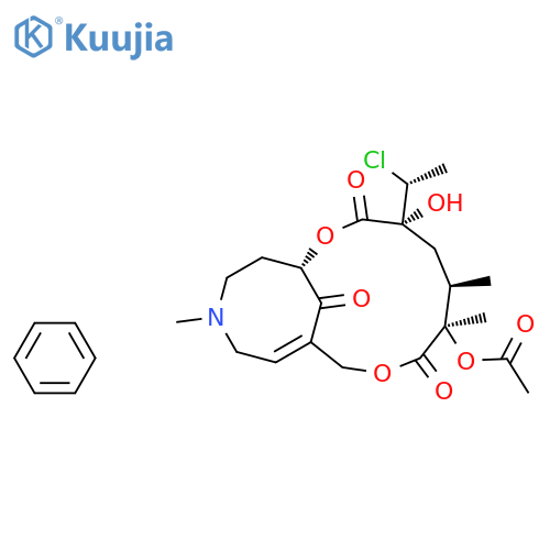 4,8-Secosenecionan-8,11,16-trione, 15,20-dihydro-12-(acetyloxy)-20-chloro-15-hydroxy-4-methyl- structure