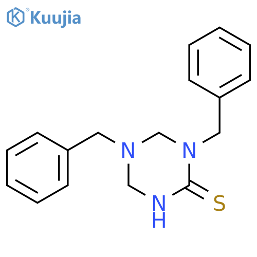 1,5-dibenzyl-1,3,5-triazinane-2-thione structure
