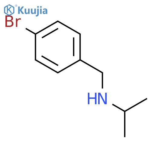 (4-Bromophenyl)methyl(propan-2-yl)amine structure