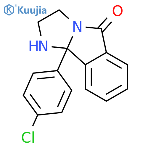 9b-(4-Chlorophenyl)-1,2,3,9b-tetrahydro-5H-imidazo2,1-aisoindol-5-one structure