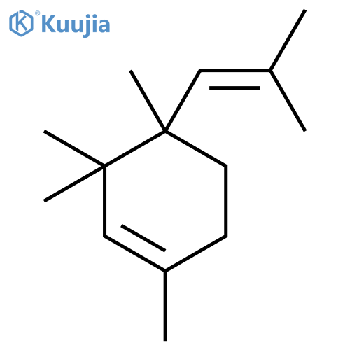 CYCLOHEXENE, 1,3,3,4-TETRAMETHYL-4-(2-METHYL-1-PROPENYL)- structure
