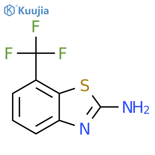 7-(trifluoromethyl)benzo[d]thiazol-2-amine structure