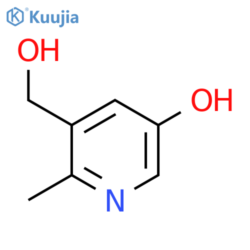 5-(Hydroxymethyl)-6-methylpyridin-3-ol structure