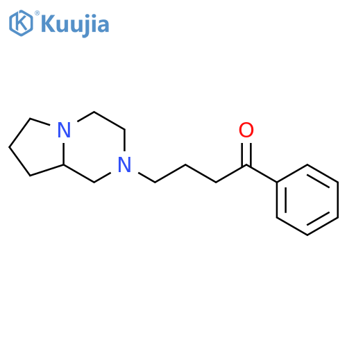 1-Butanone, 4-(hexahydropyrrolo[1,2-a]pyrazin-2(1H)-yl)-1-phenyl- structure