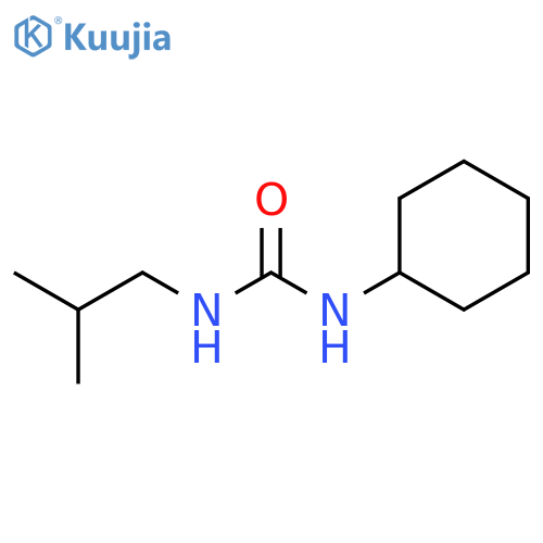 Urea, N-cyclohexyl-N'-(2-methylpropyl)- structure