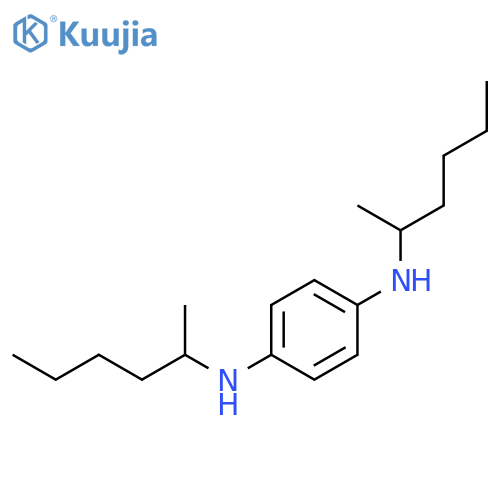 1,4-Benzenediamine, N,N'-di-sec-hexyl- structure