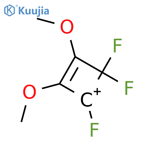 Cyclobutenylium, 1,4,4-trifluoro-2,3-dimethoxy- structure
