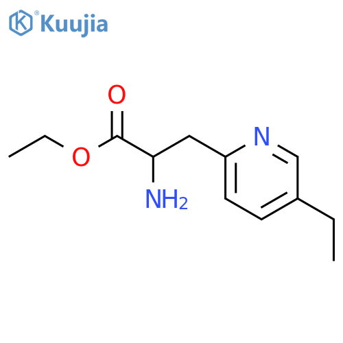 2-Pyridinepropanoicacid,alpha-amino-5-ethyl-,ethylester(9CI) structure