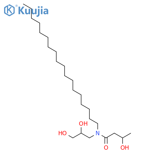 BUTANAMIDE, N-(2,3-DIHYDROXYPROPYL)-3-HYDROXY-N-OCTADECYL- structure