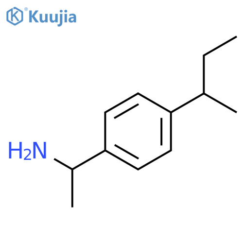 1-(4-sec-Butylphenyl)ethanamine structure