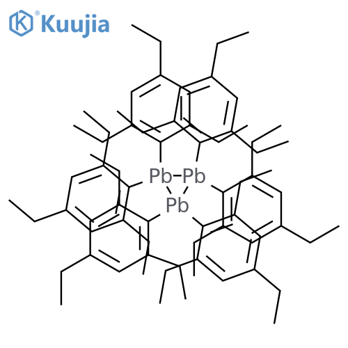 TRIPLUMBIRANE, HEXAKIS(2,4,6-TRIETHYLPHENYL)- structure