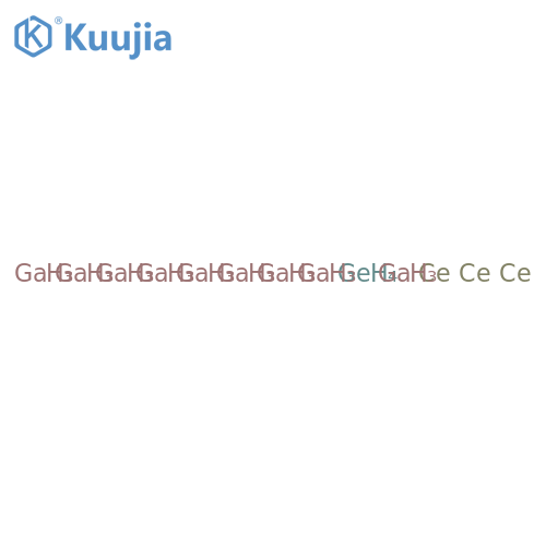 Cerium, compd. with gallium and germanium (3:9:1) structure