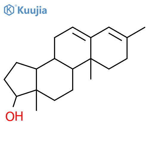(17beta)-3-methylandrosta-3,5-dien-17-ol structure