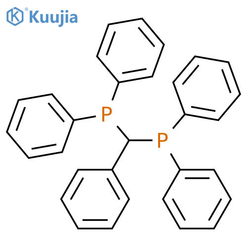 PHOSPHINE, (PHENYLMETHYLENE)BIS[DIPHENYL- structure