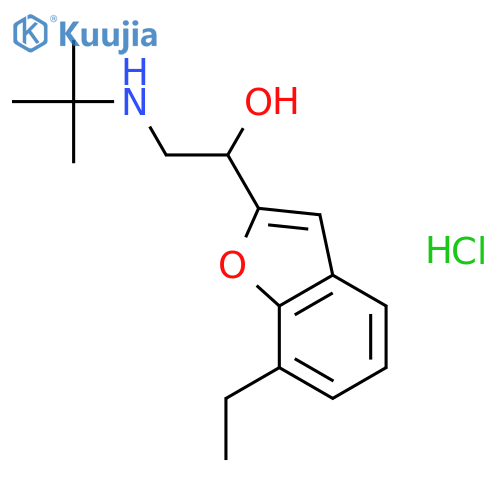 Bufuralol hydrochloride structure