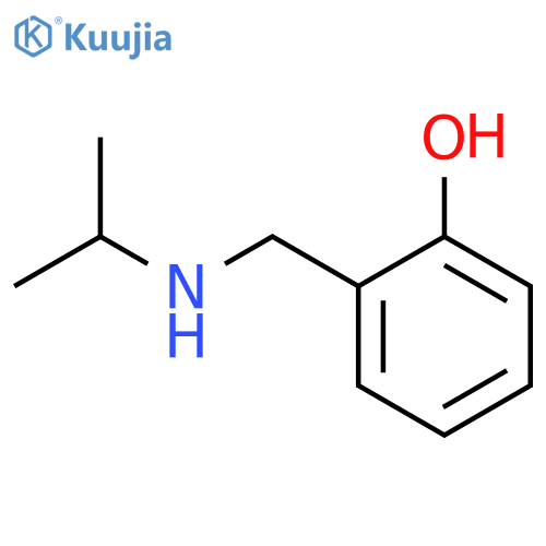 2-{(propan-2-yl)aminomethyl}phenol structure