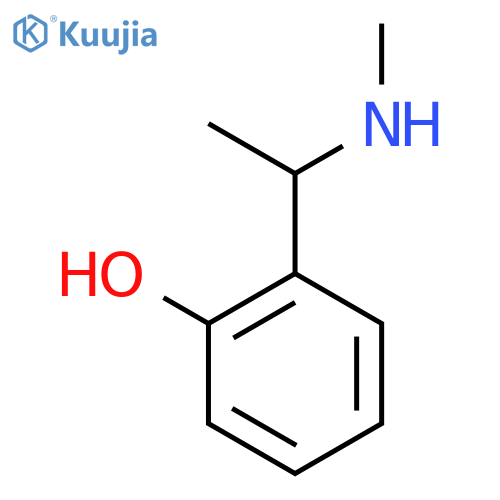 2-1-(methylamino)ethylphenol structure