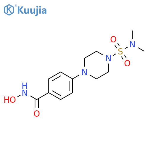 Benzamide, 4-[4-[(dimethylamino)sulfonyl]-1-piperazinyl]-N-hydroxy- structure