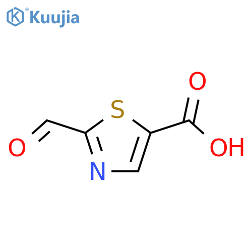 2-formylthiazole-5-carboxylic acid structure