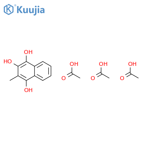 1,2,4-NAPHTHALENETRIOL, 3-METHYL-, TRIACETATE structure