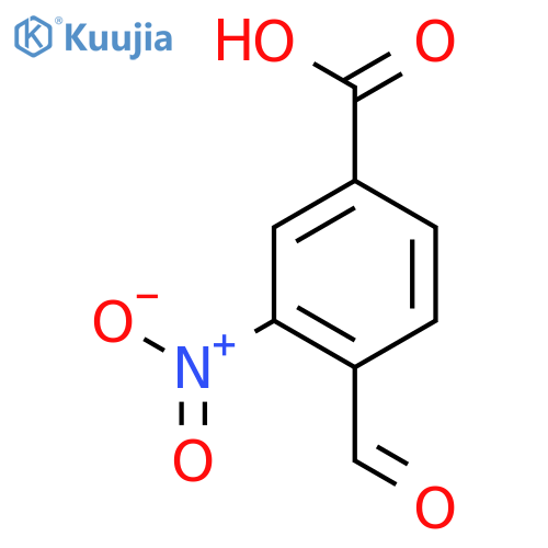 4-formyl-3-nitrobenzoic acid structure