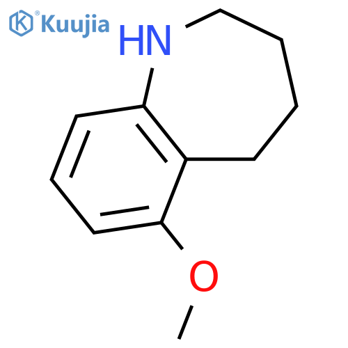 6-methoxy-2,3,4,5-tetrahydro-1H-1-benzazepine structure