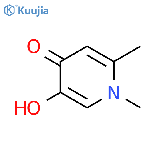 5-hydroxy-1,2-dimethyl-4(1h)-pyridinone structure