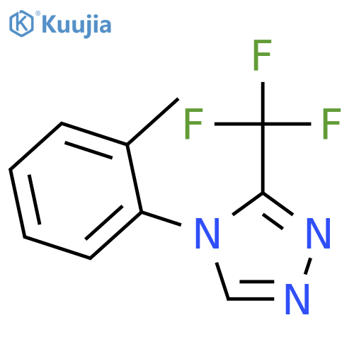 4H-1,2,4-TRIAZOLE, 4-(2-METHYLPHENYL)-3-(TRIFLUOROMETHYL)- structure