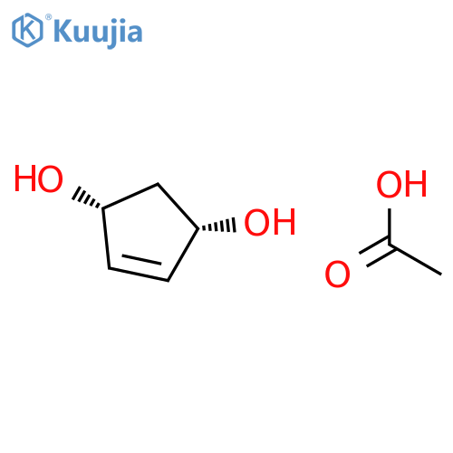 4-Cyclopentene-1,3-diol, monoacetate, cis- structure