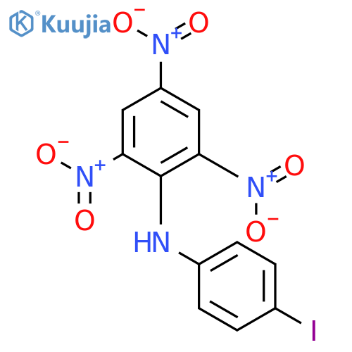 Benzenamine, N-(4-iodophenyl)-2,4,6-trinitro- structure