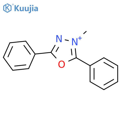 1,3,4-OXADIAZOLIUM, 3-METHYL-2,5-DIPHENYL- structure