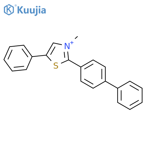 THIAZOLIUM, 2-[1,1'-BIPHENYL]-4-YL-3-METHYL-5-PHENYL- structure