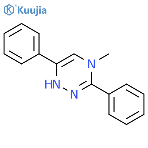 1,2,4-TRIAZINE, 1,4-DIHYDRO-4-METHYL-3,6-DIPHENYL- structure