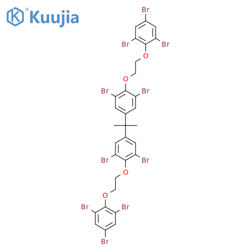 1,1'-propane-2,2-diylbis{3,5-dibromo-4-[2-(2,4,6-tribromophenoxy)ethoxy]benzene} structure