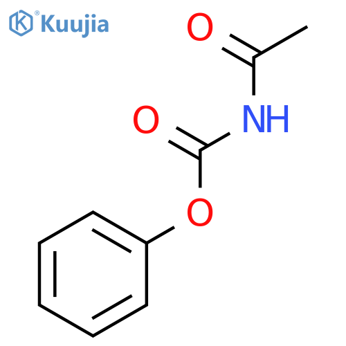 Carbamic acid, acetyl-, phenyl ester structure