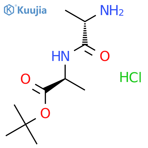 H-Ala-Ala-Otbu Hydrochloric Acid Salt structure
