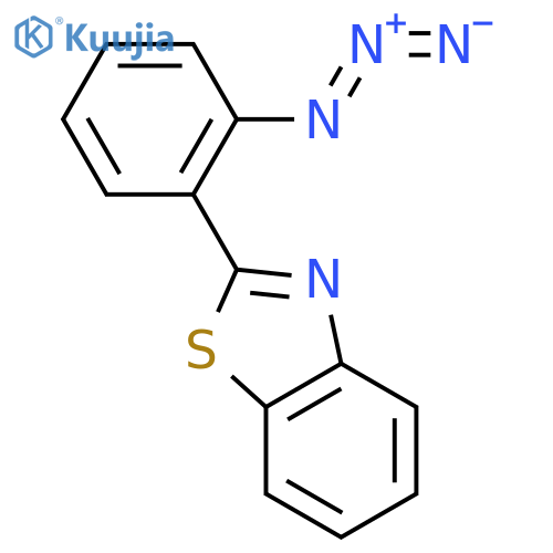 Benzothiazole, 2-(2-azidophenyl)- structure