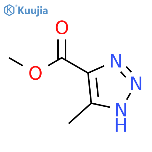 Methyl 5-methyl-1H-1,2,3-triazole-4-carboxylate structure