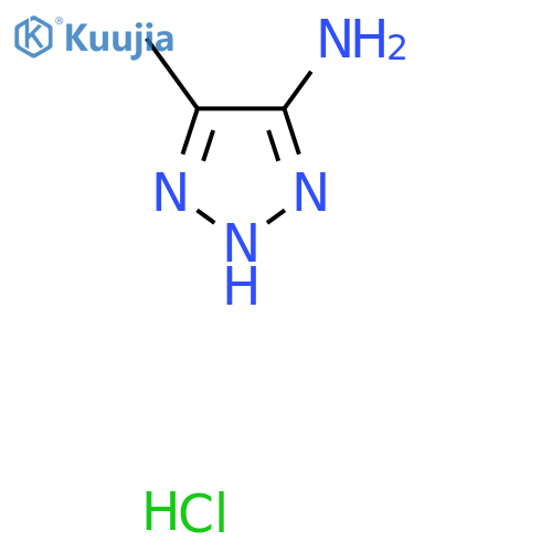 4-methyl-1H-1,2,3-triazol-5-amine hydrochloride structure