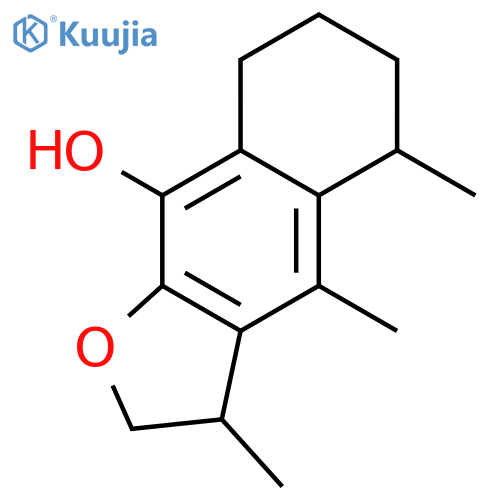 Naphtho[2,3-b]furan-9-ol, 2,3,5,6,7,8-hexahydro-3,4,5-trimethyl- structure