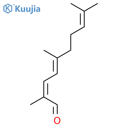 2,5,9-trimethyldeca-2,4,8-trienal structure