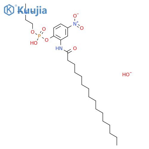 2-(N-Hexadecanoylamino)-4-nitrophenylphosphocholine Hydroxide structure
