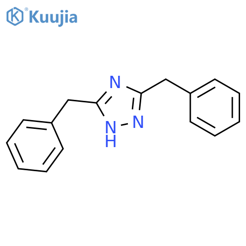 1H-1,2,4-Triazole,3,5-bis(phenylmethyl)- structure