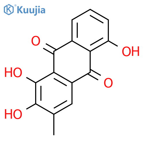 9,10-Anthracenedione, 1,2,5-trihydroxy-3-methyl- structure
