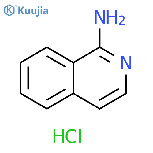 Isoquinolin-1-amine hydrochloride structure