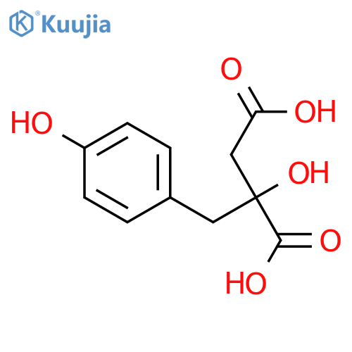(2R)-2-(p-hydroxybenzyl)malic acid structure