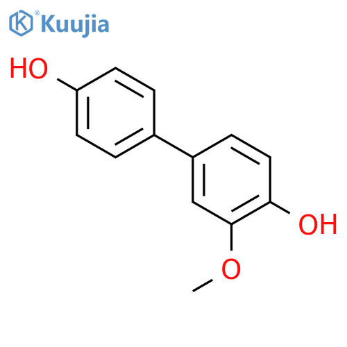 3-methoxybiphenyl-4,4'-diol structure