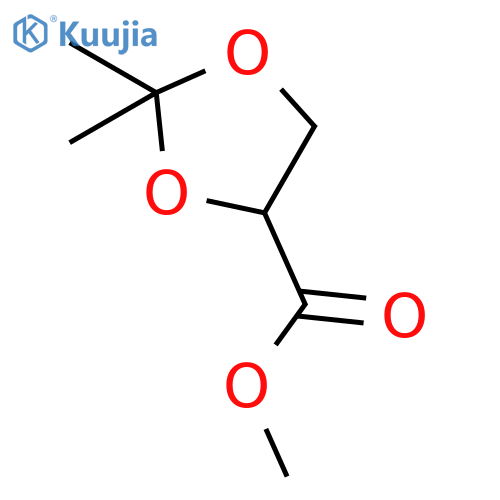 methyl (4S)-2,2-dimethyl-1,3-dioxolane-4-carboxylate structure