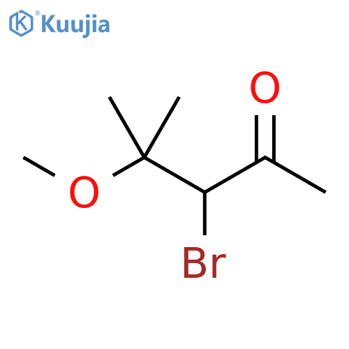 2-Pentanone, 3-bromo-4-methoxy-4-methyl- structure
