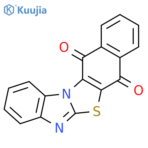 Naphtho[2',3':4,5]thiazolo[3,2-a]benzimidazole-7,12-dione structure